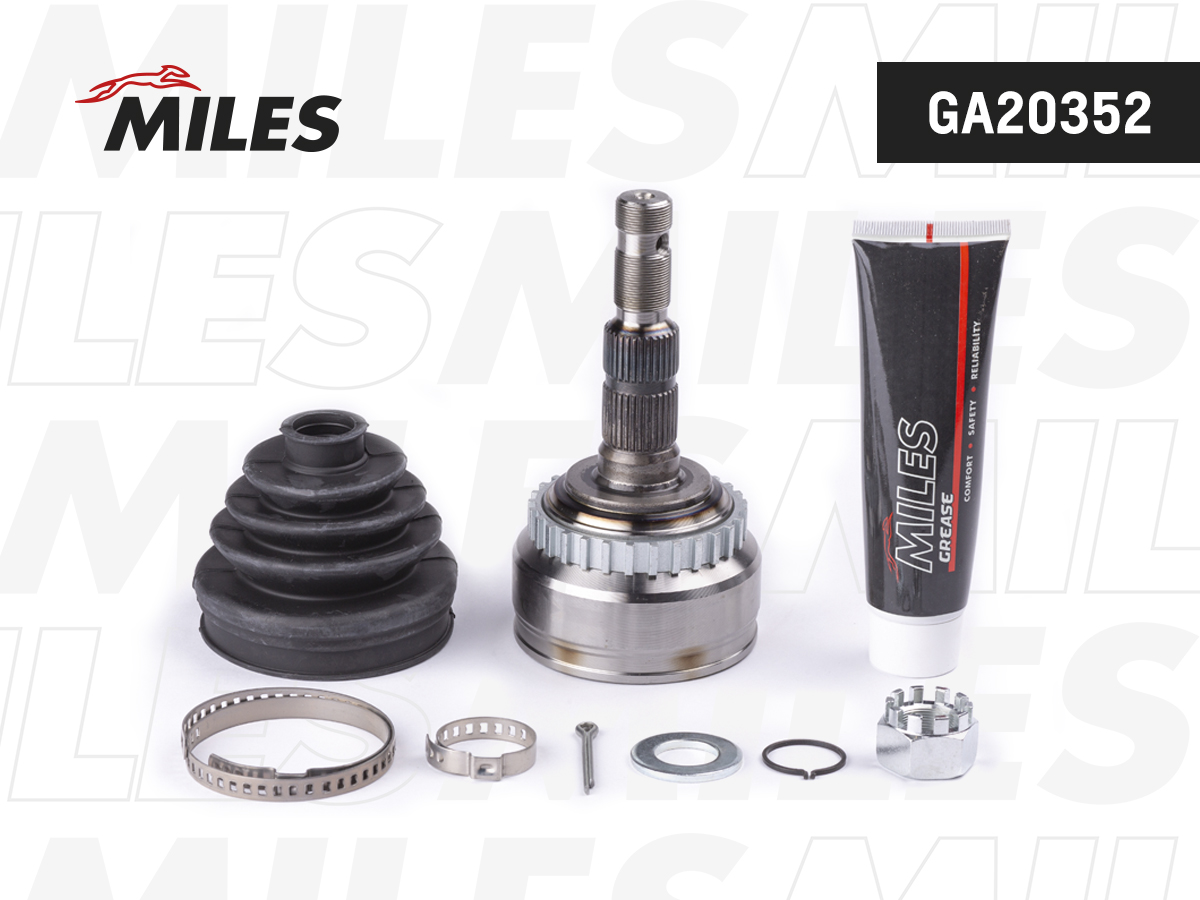 ШРУС "MILES" внешний +ABS OPEL ASTRA/VECTRA/ZAFIRA GA20352
