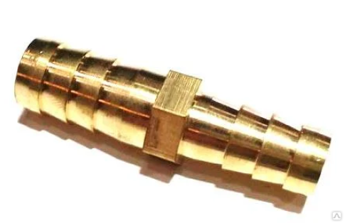 Фитинг для трубок "TOP AUTO" прямой/елочкой 12мм HH-075-12MM